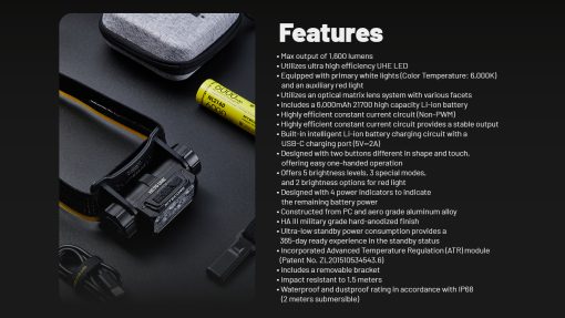 NITECORE HC70 UHE - Image 22