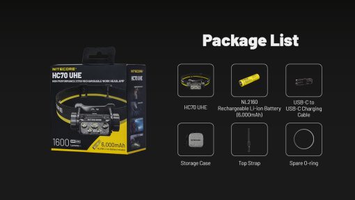 NITECORE HC70 UHE - Image 23